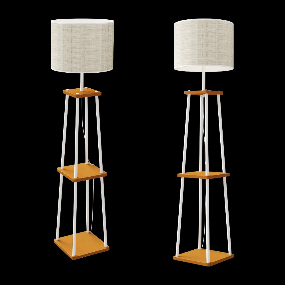 Kink light – Floor lamp Alicante 07098.01 3ds Max