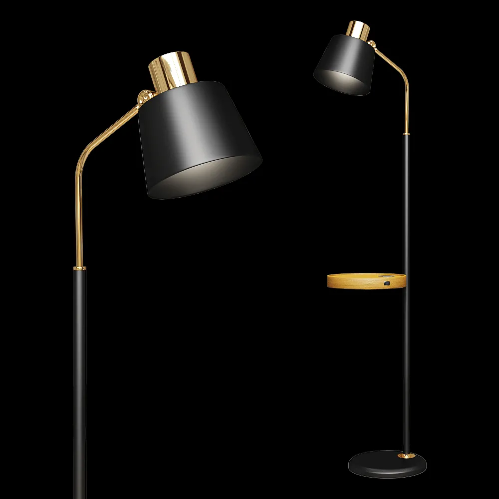 Kink light – Floor lamp Arden 07023 3ds Max