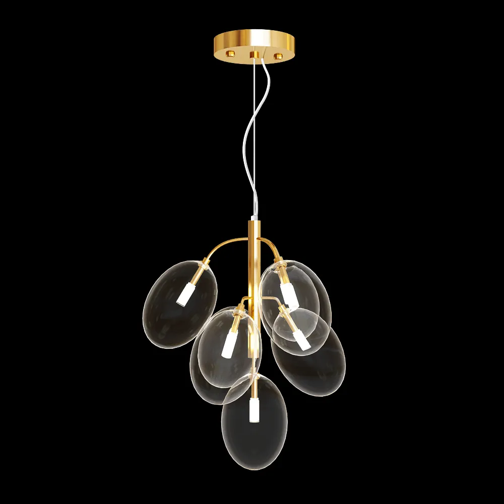 Kink light – Pendant lamp Amos 07654-7 3ds Max