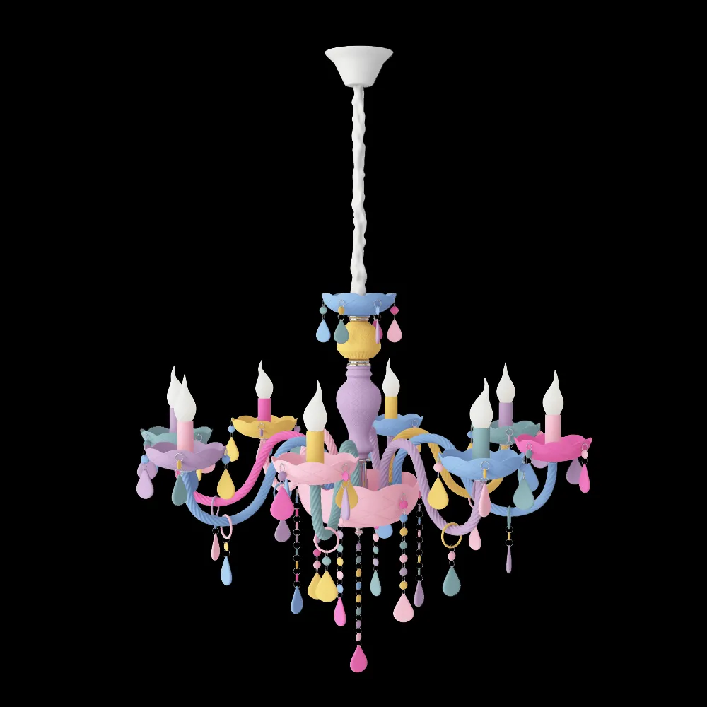 Kink light – Pendant lamp Astrid 074175-6 3ds Max