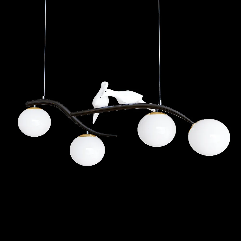 Kink light – Pendant lamp Billia 07618-419 3ds Max