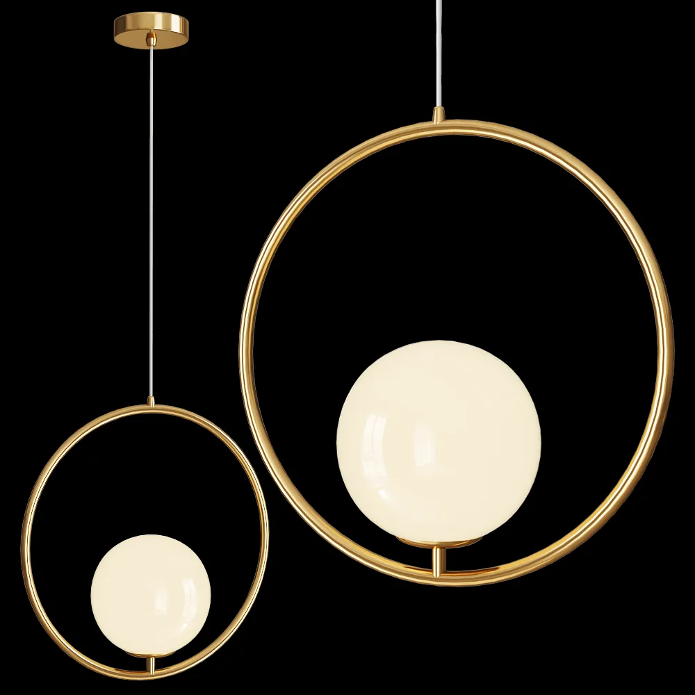 Kink light – Pendant lamp Calla 07628-1A20 3ds Max