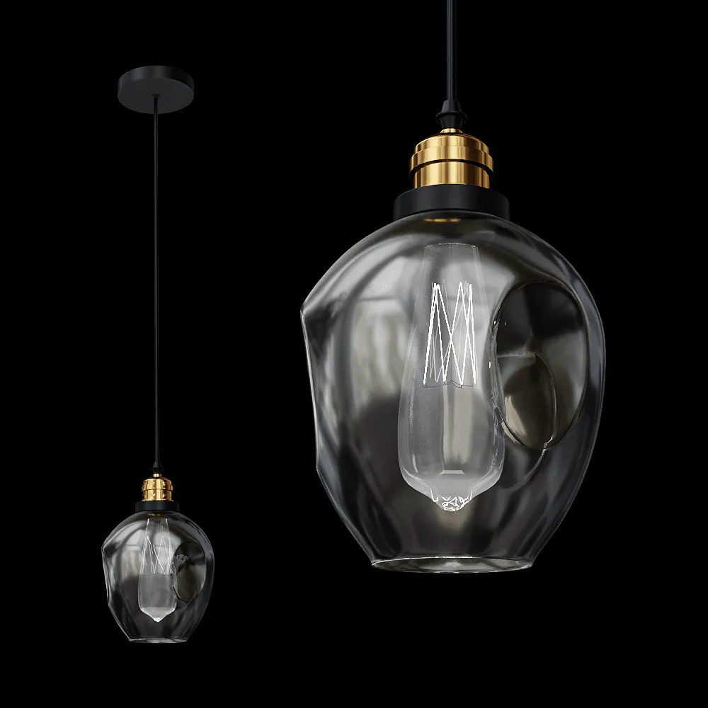 Kink light – Pendant lamp Nissa 07512-1A33 3ds Max