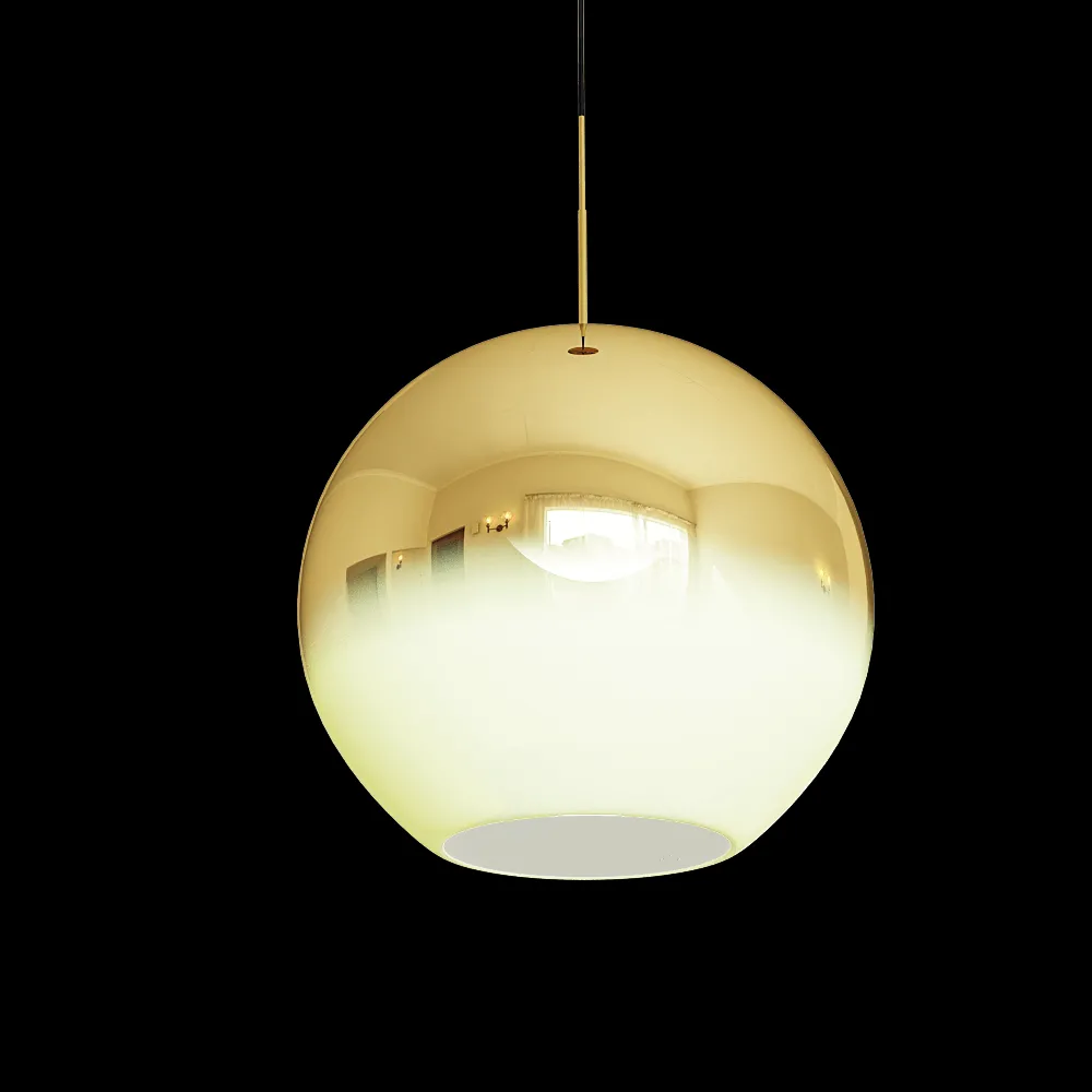 Kink light – Pendant lamp Sunrise transparent 07565-3033 3ds Max