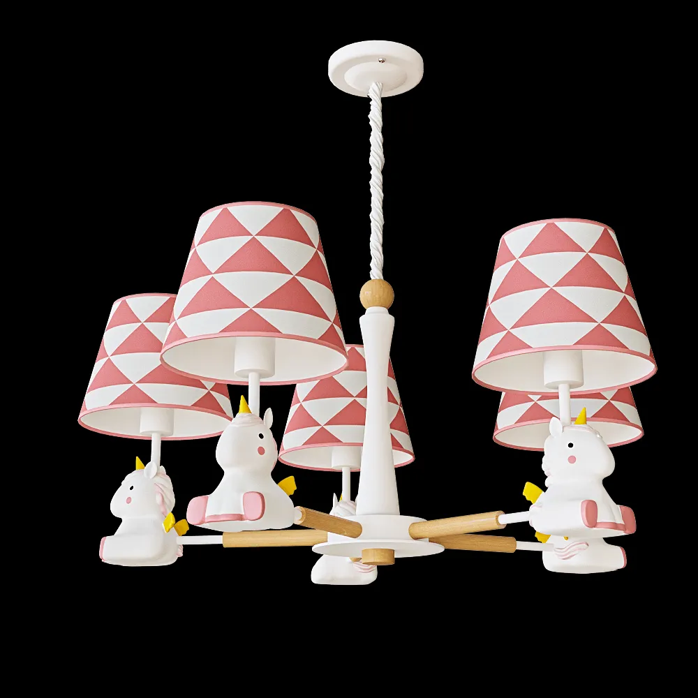 Kink light – Pendant lamp Unicorn 074153-5 3ds Max