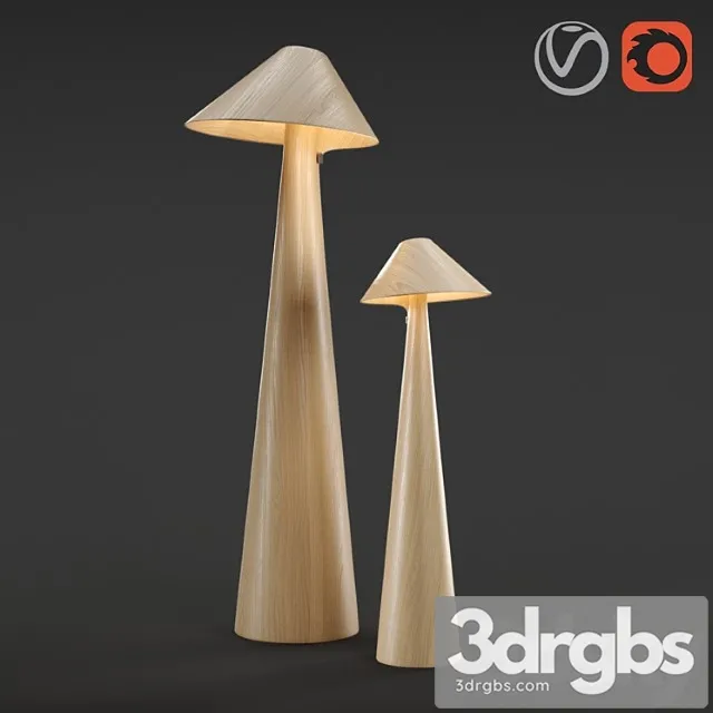 Kino wood floor lamp