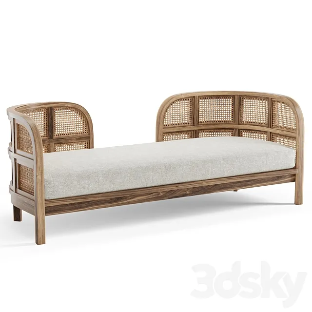 Kinslow day bed 3DSMax File