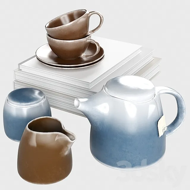 Kinto teapot set 3DSMax File