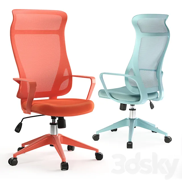 Kirby office chair 3ds Max