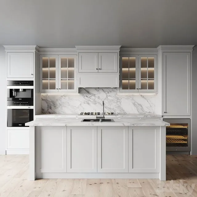 Kitchen 0100 3dsMax Model