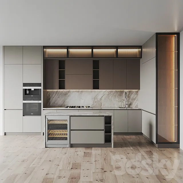 kitchen 0175 3ds Max