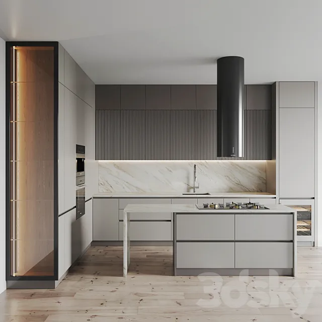 kitchen 0192 3ds Max