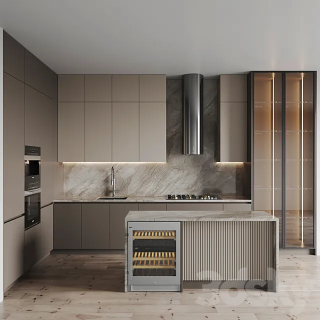 kitchen 0194 3ds Max