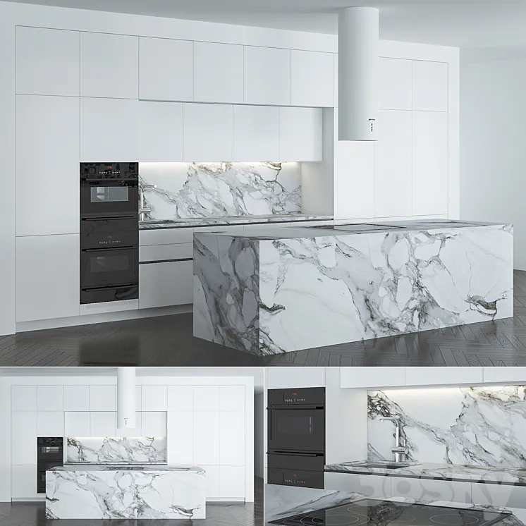 Kitchen 024 540x300H 3DS Max