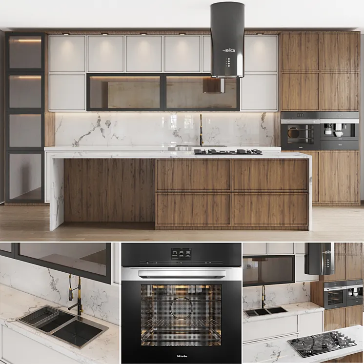 Kitchen 036 3DS Max Model