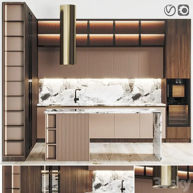 Kitchen 060 400x320x290H 3dsMax Model