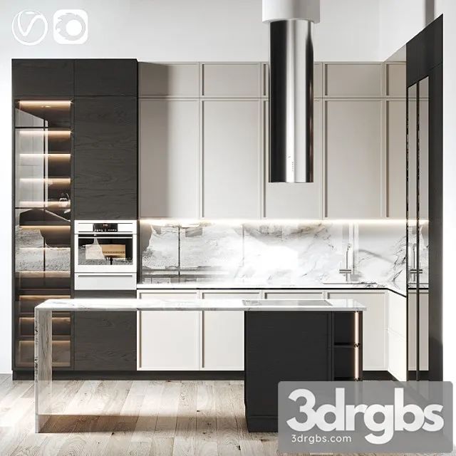 Kitchen 068 420x360x300h 3dsmax Download