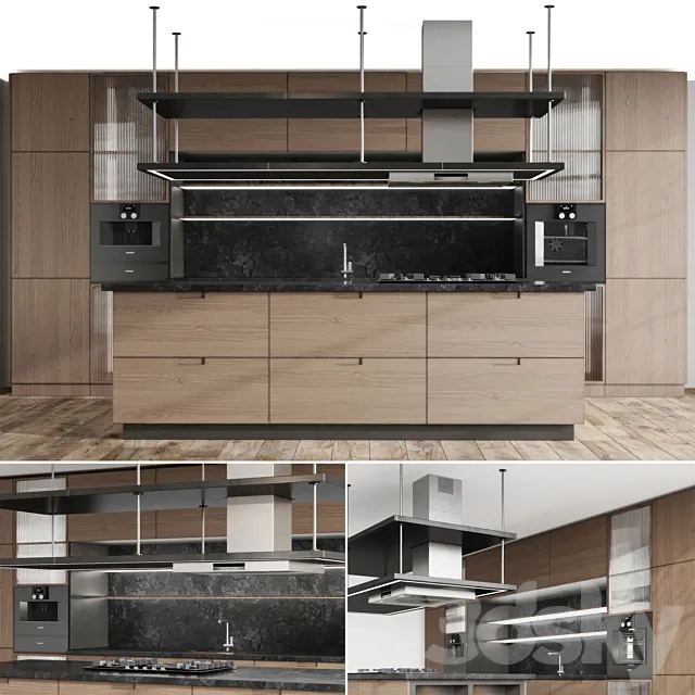 Kitchen 077 3ds Max
