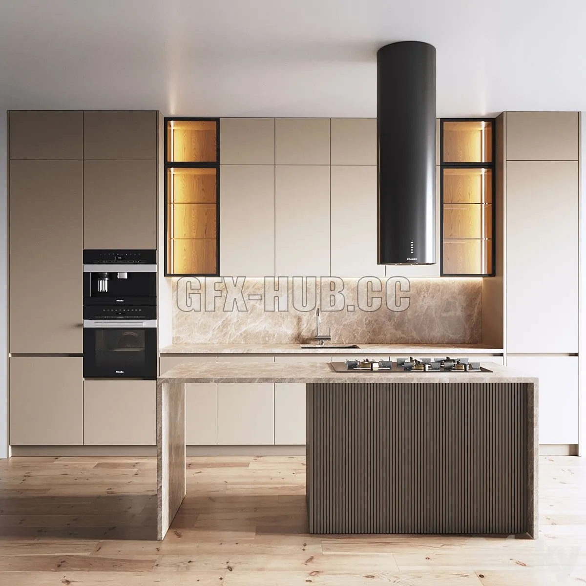 Kitchen 077 3dsMax Model