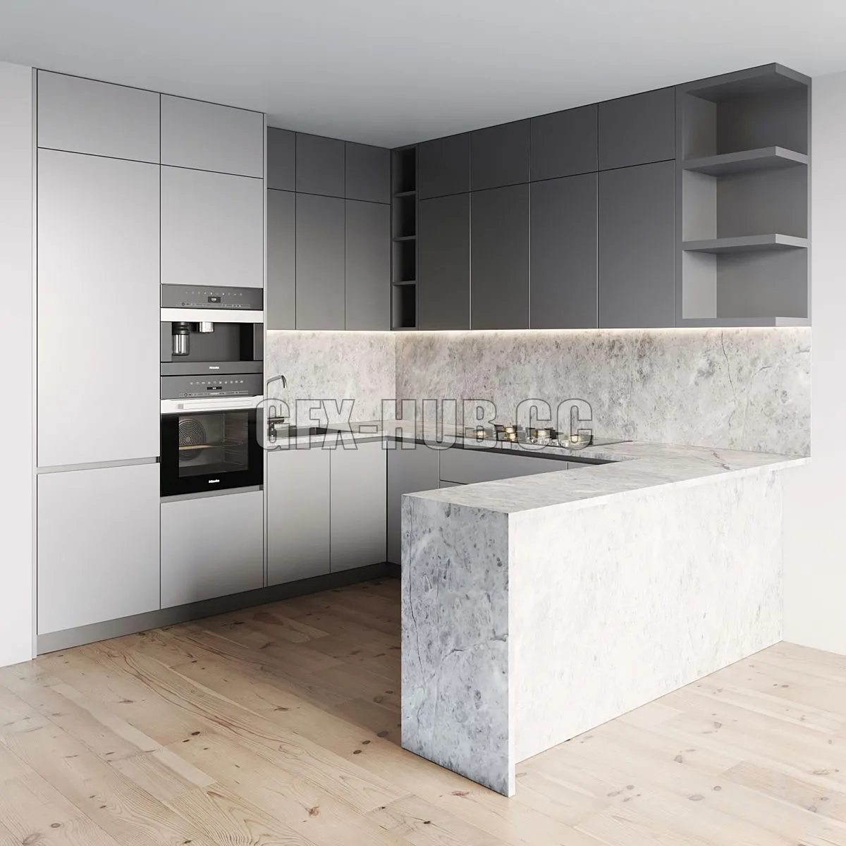 Kitchen 079 3dsMax Model