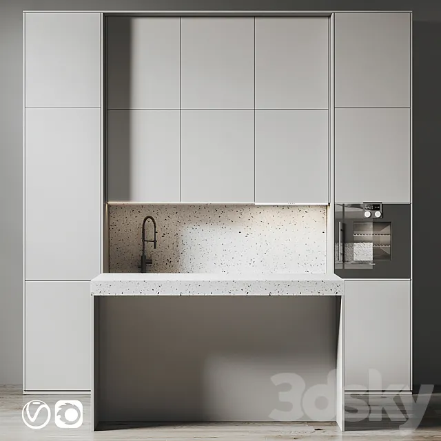 Kitchen 080 310x305H 3ds Max