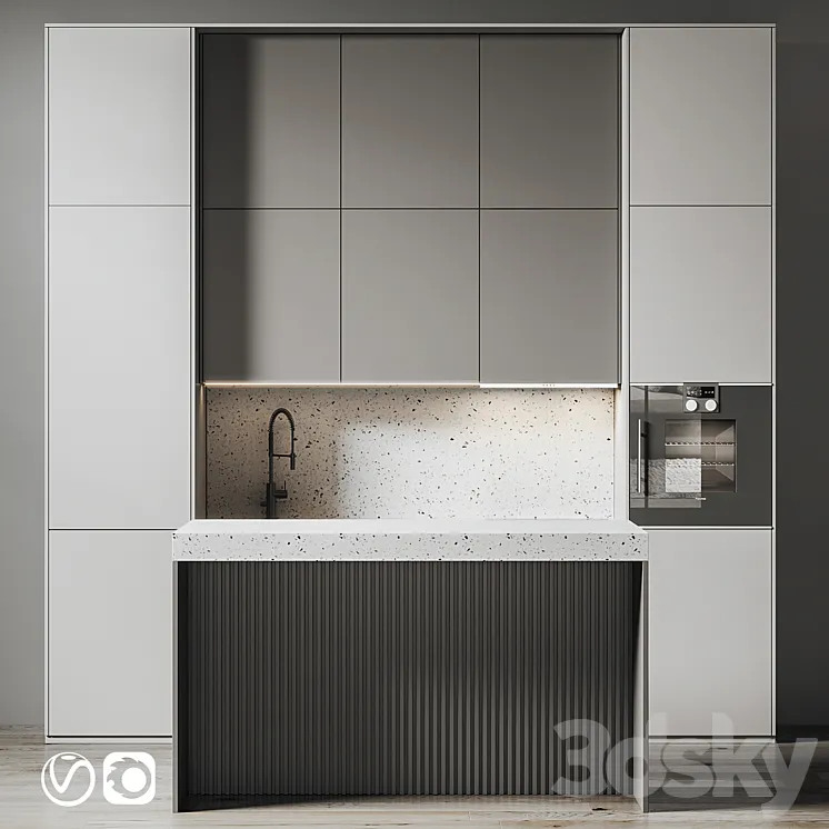 Kitchen 081 310x305H 3DS Max