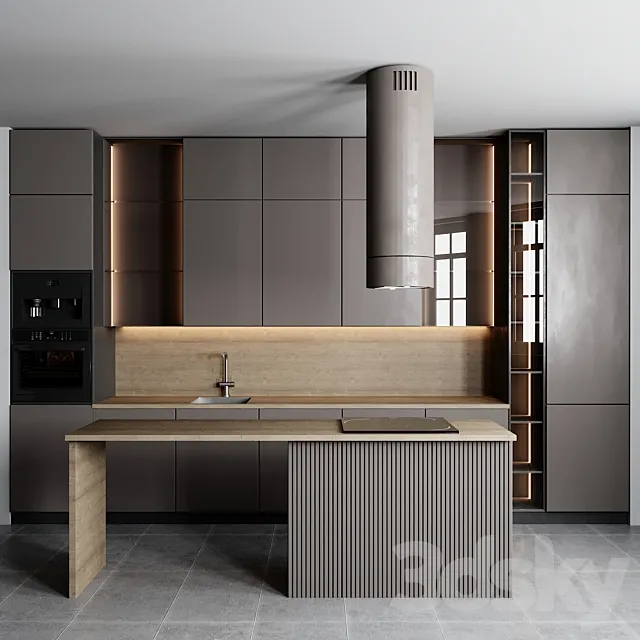 kitchen 100 3DS Max Model