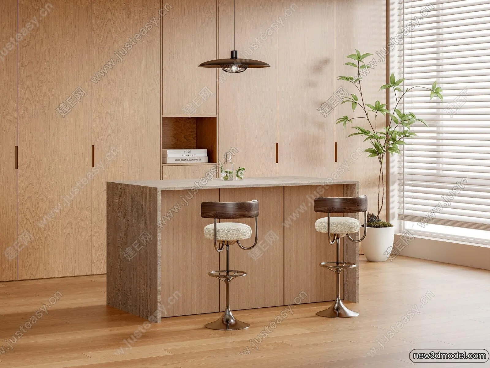 Kitchen – 3D Models – 3D Interior Scenes – 015