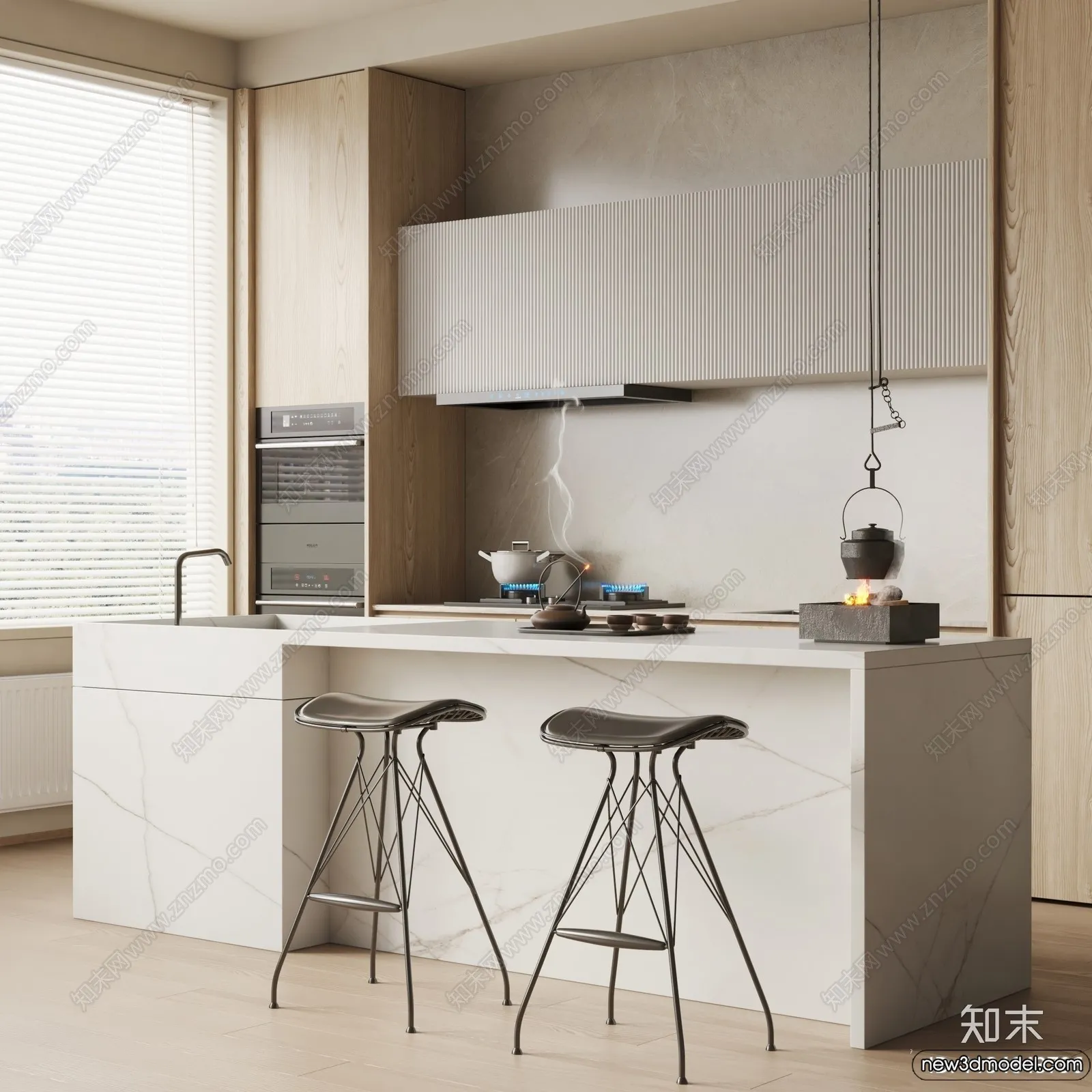 Kitchen – 3D Models – 3D Interior Scenes – 021