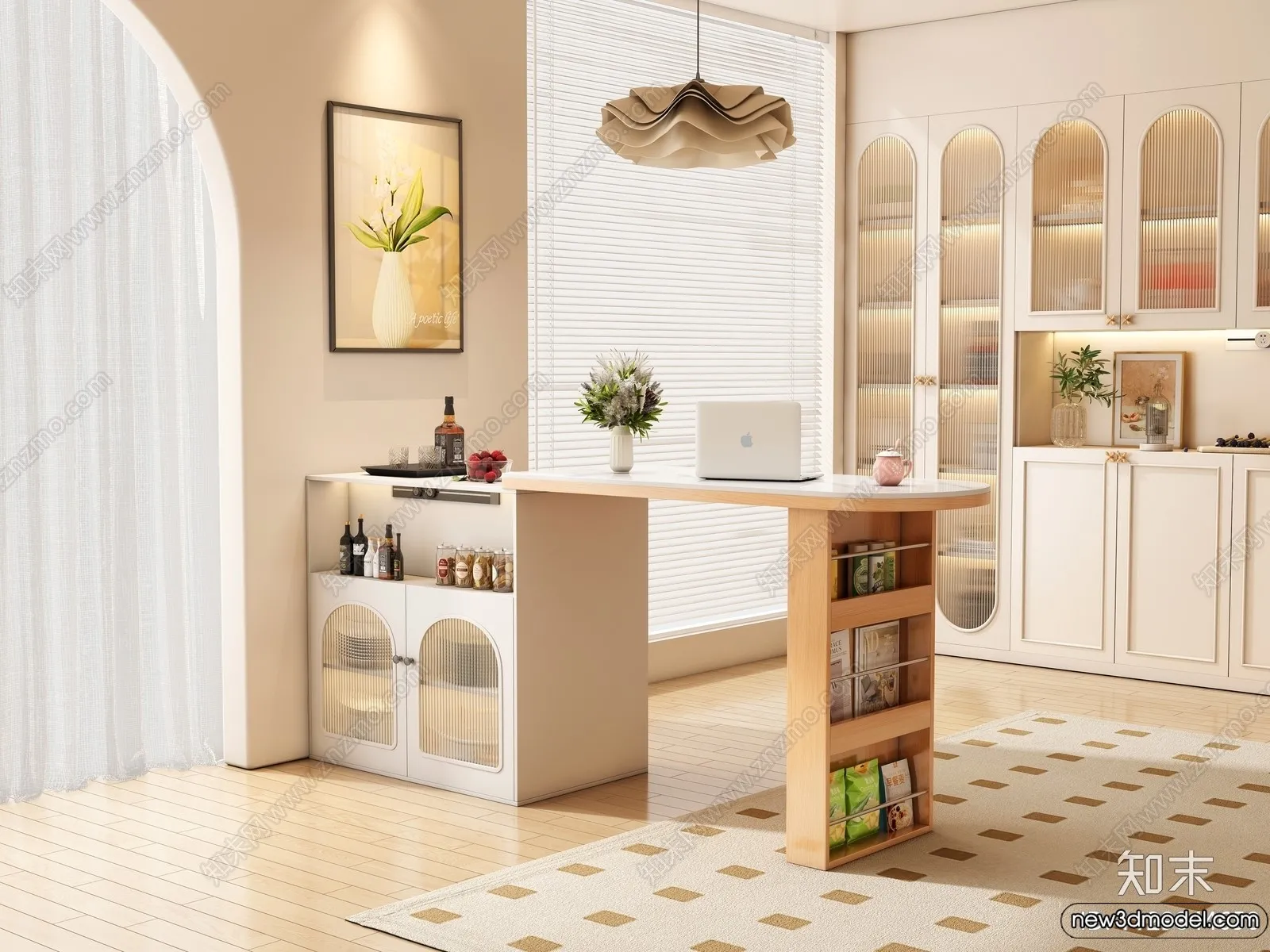 Kitchen – 3D Models – 3D Interior Scenes – 022