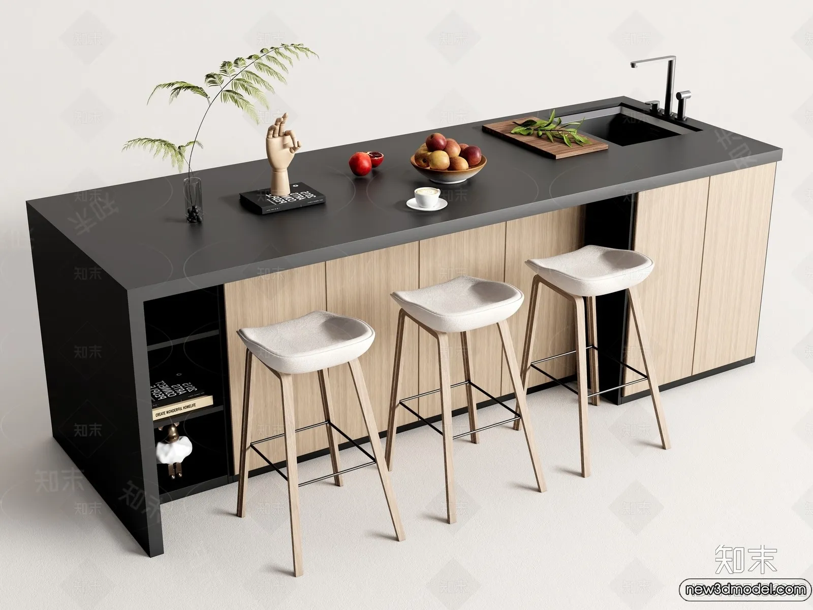 Kitchen – 3D Models – 3D Interior Scenes – 025