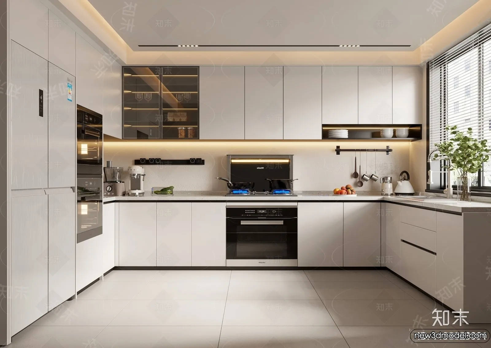 Kitchen – 3D Models – 3D Interior Scenes – 026