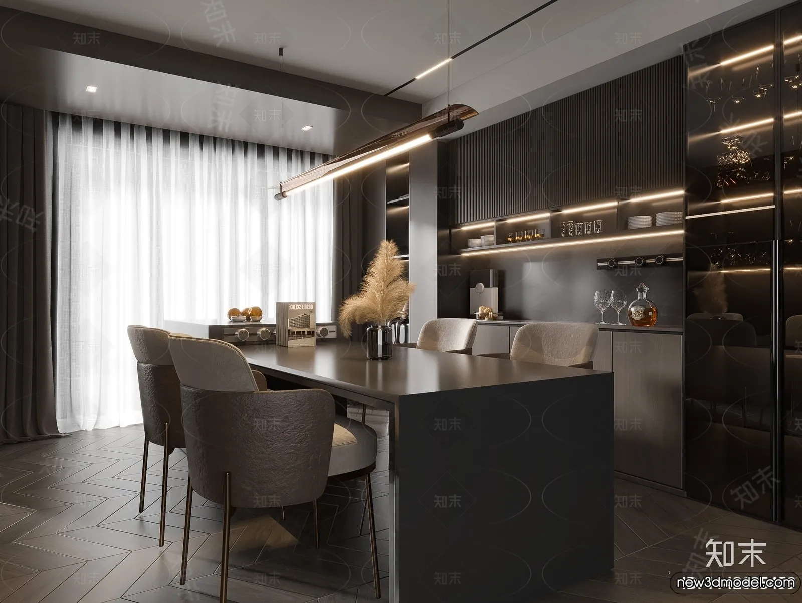 Kitchen – 3D Models – 3D Interior Scenes – 037