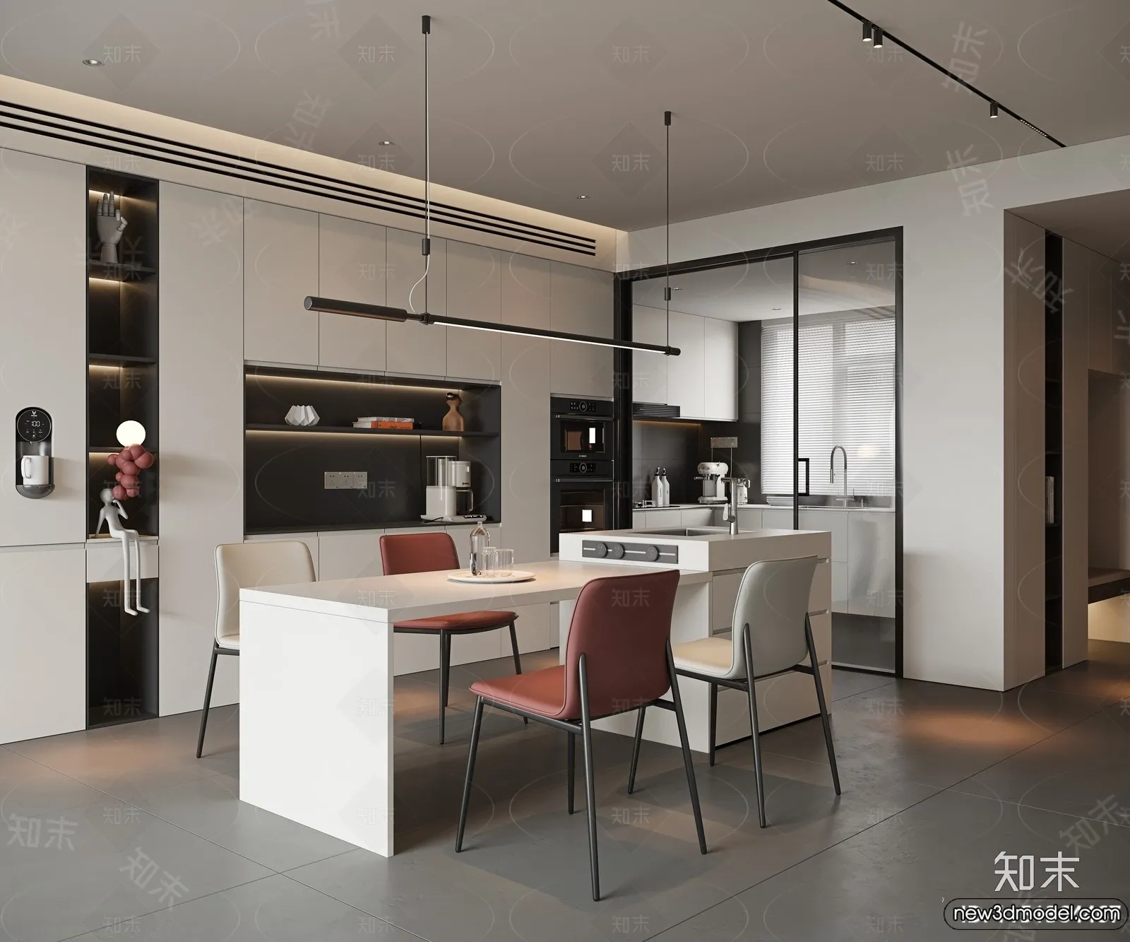 Kitchen – 3D Models – 3D Interior Scenes – 039