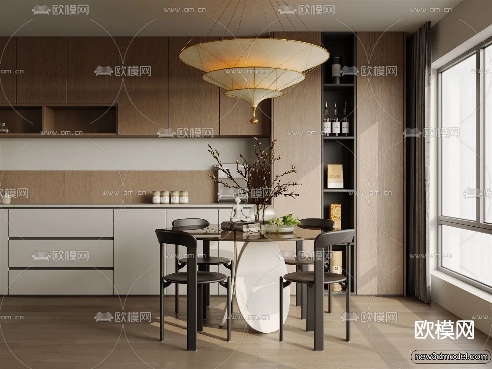 Kitchen – 3D Models – 3D Interior Scenes – 040