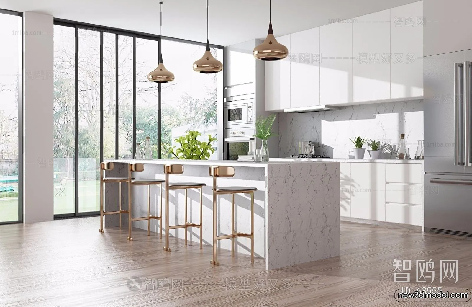 Kitchen – 3D Models – 3D Interior Scenes – 065