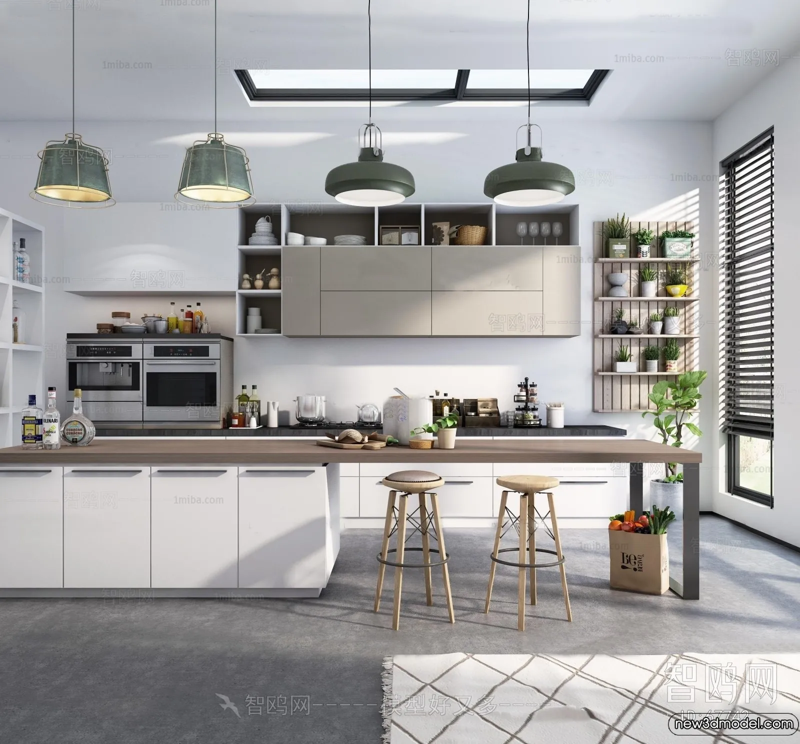 Kitchen – 3D Models – 3D Interior Scenes – 066