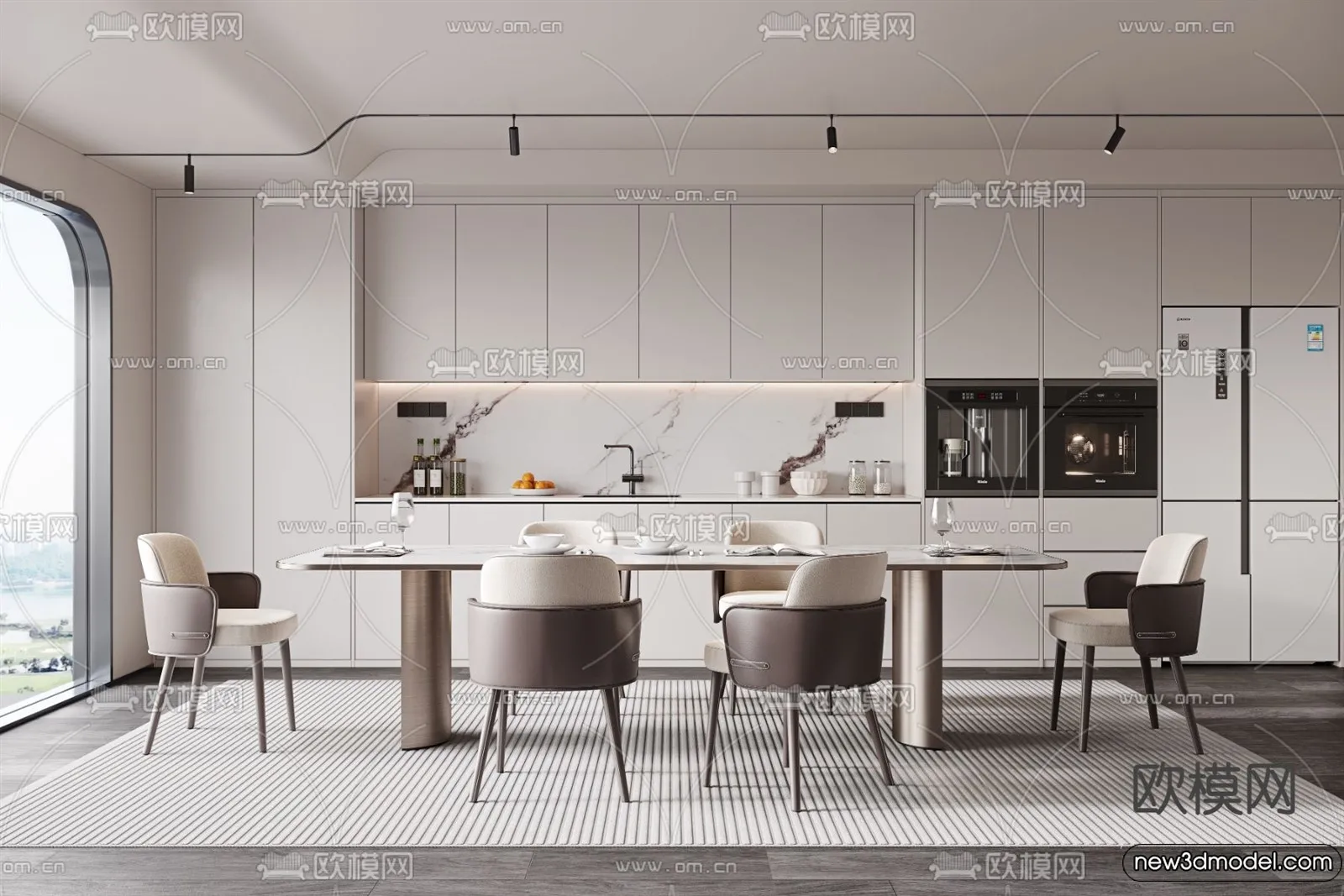 Kitchen – 3D Models – 3D Interior Scenes – 080