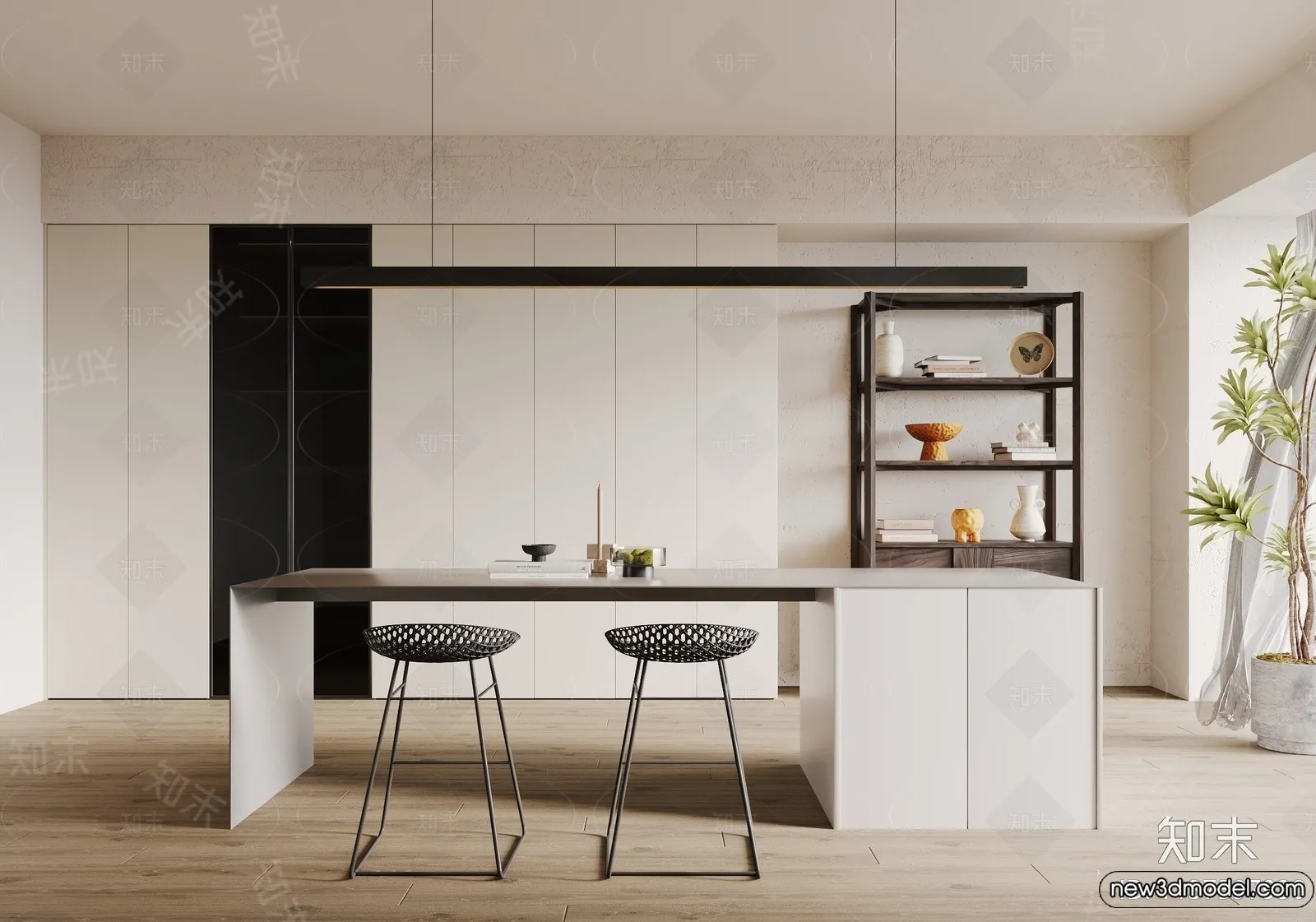 Kitchen – 3D Models – 3D Interior Scenes – 082