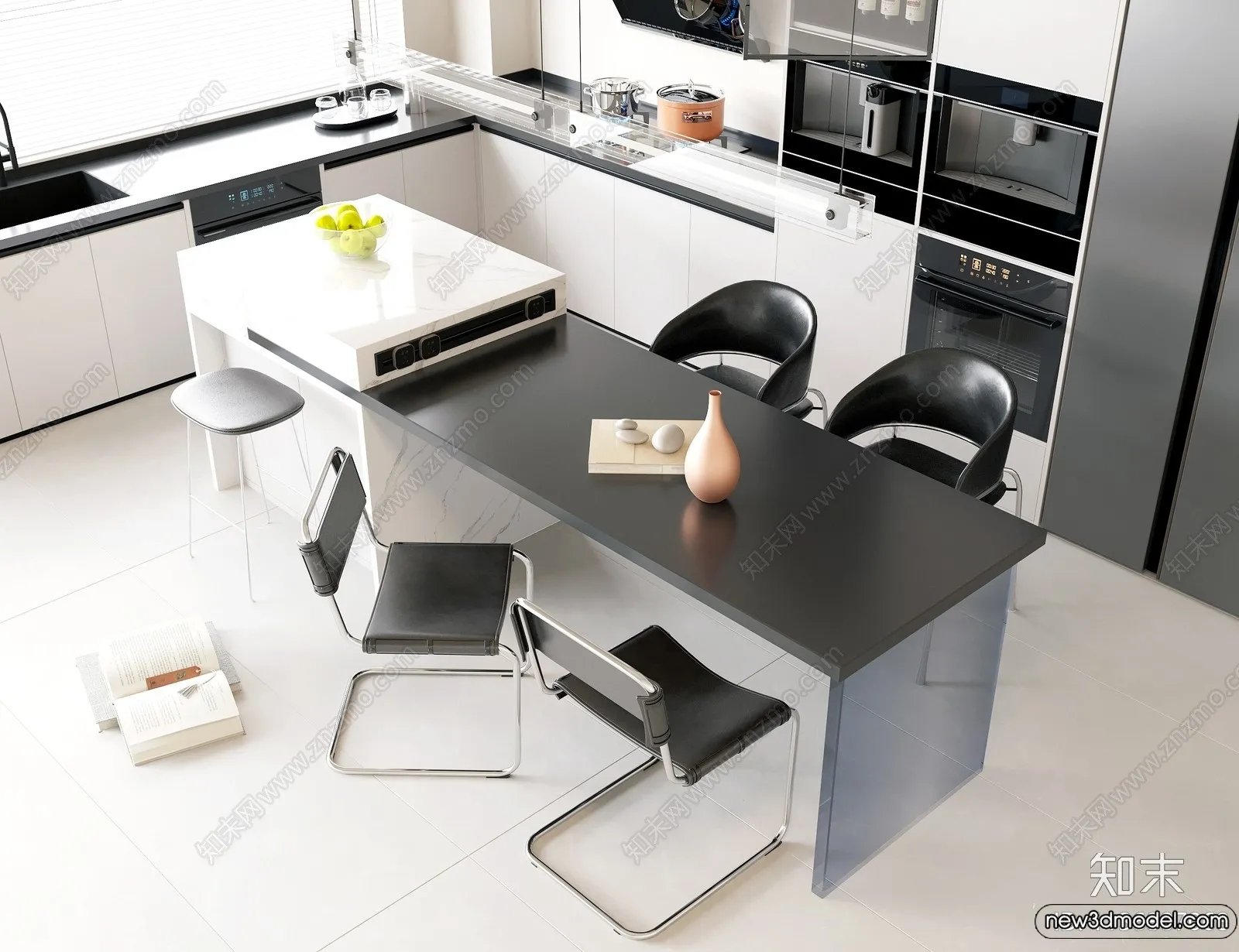 Kitchen – 3D Models – 3D Interior Scenes – 095