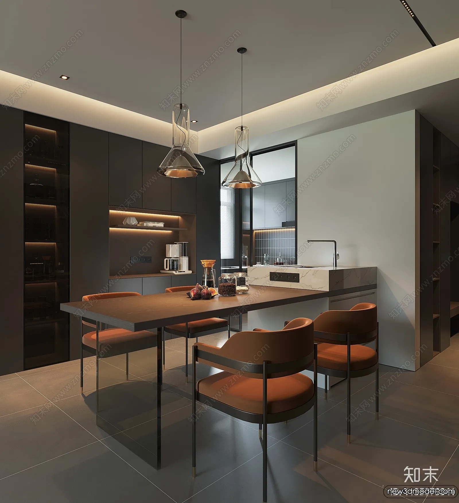 Kitchen – 3D Models – 3D Interior Scenes – 099