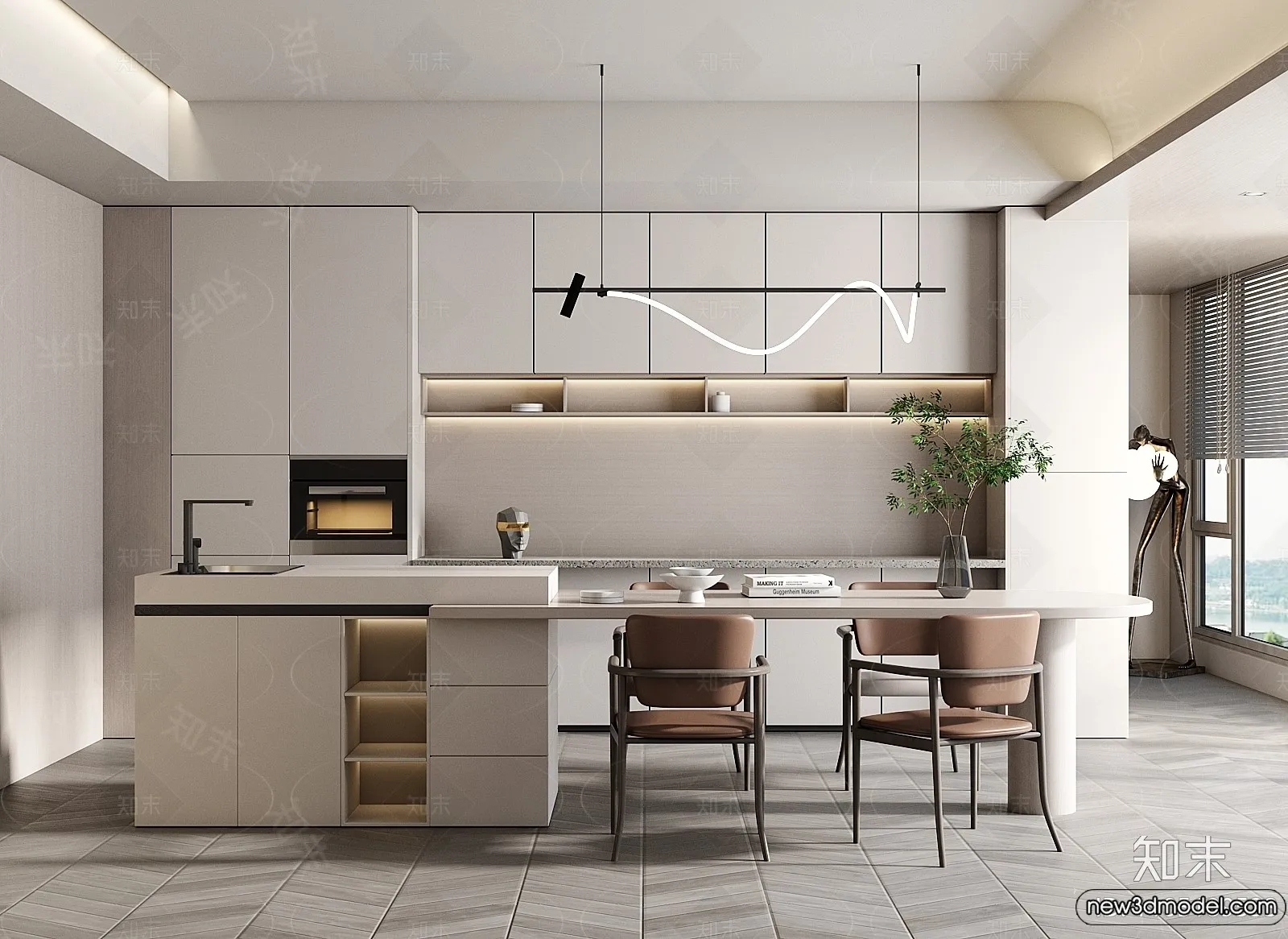 Kitchen – 3D Models – 3D Interior Scenes – 112