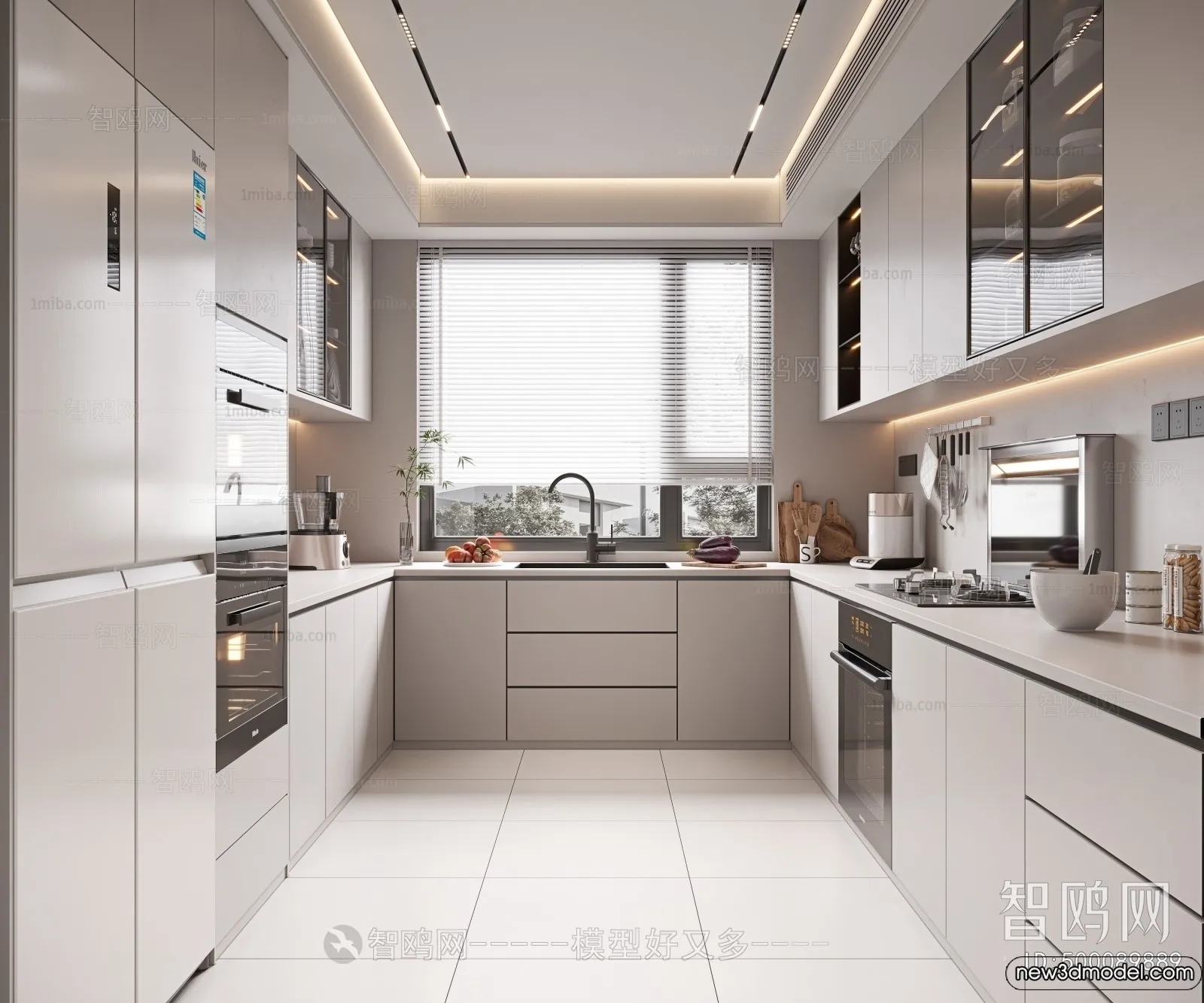 Kitchen – 3D Models – 3D Interior Scenes – 135