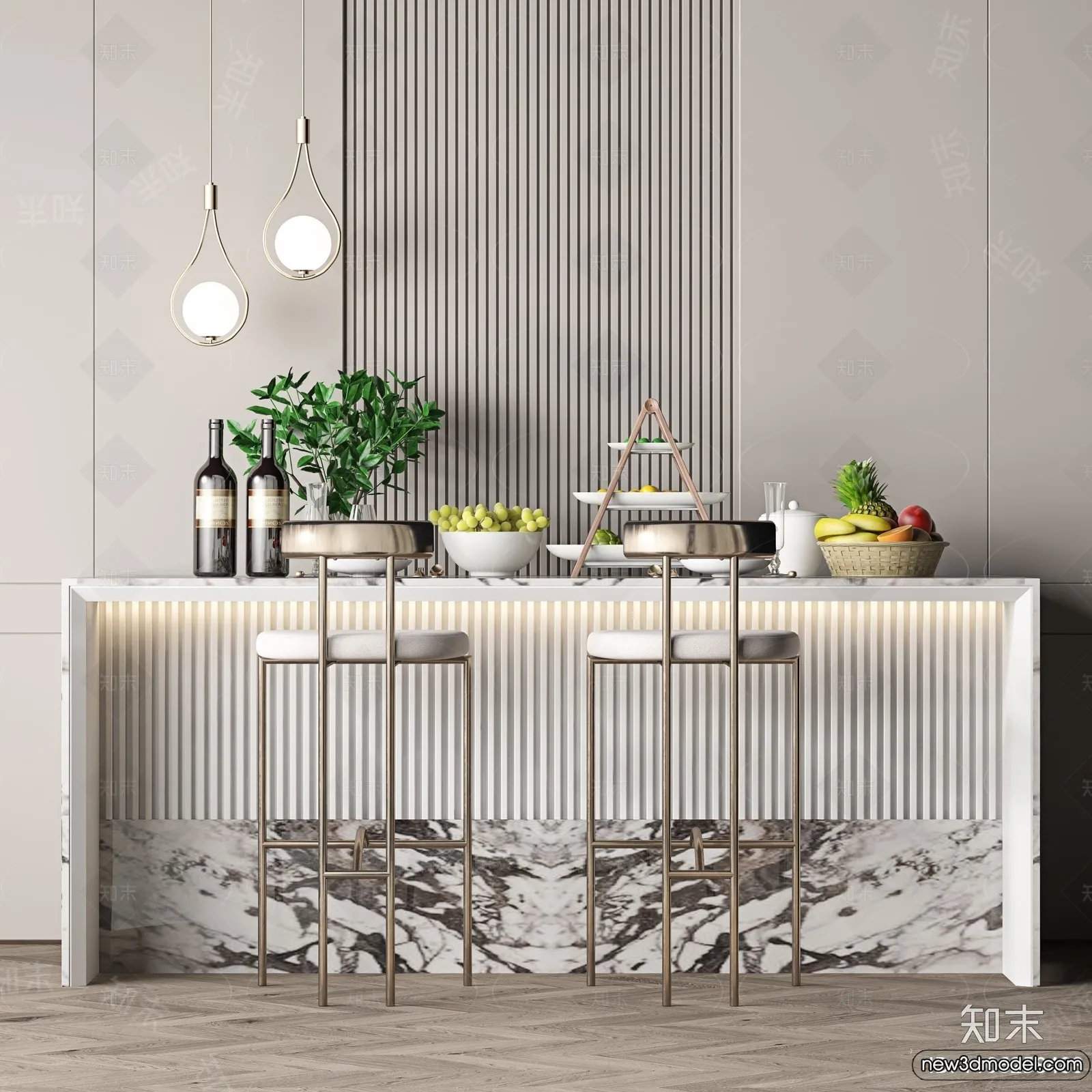 Kitchen – 3D Models – 3D Interior Scenes – 139