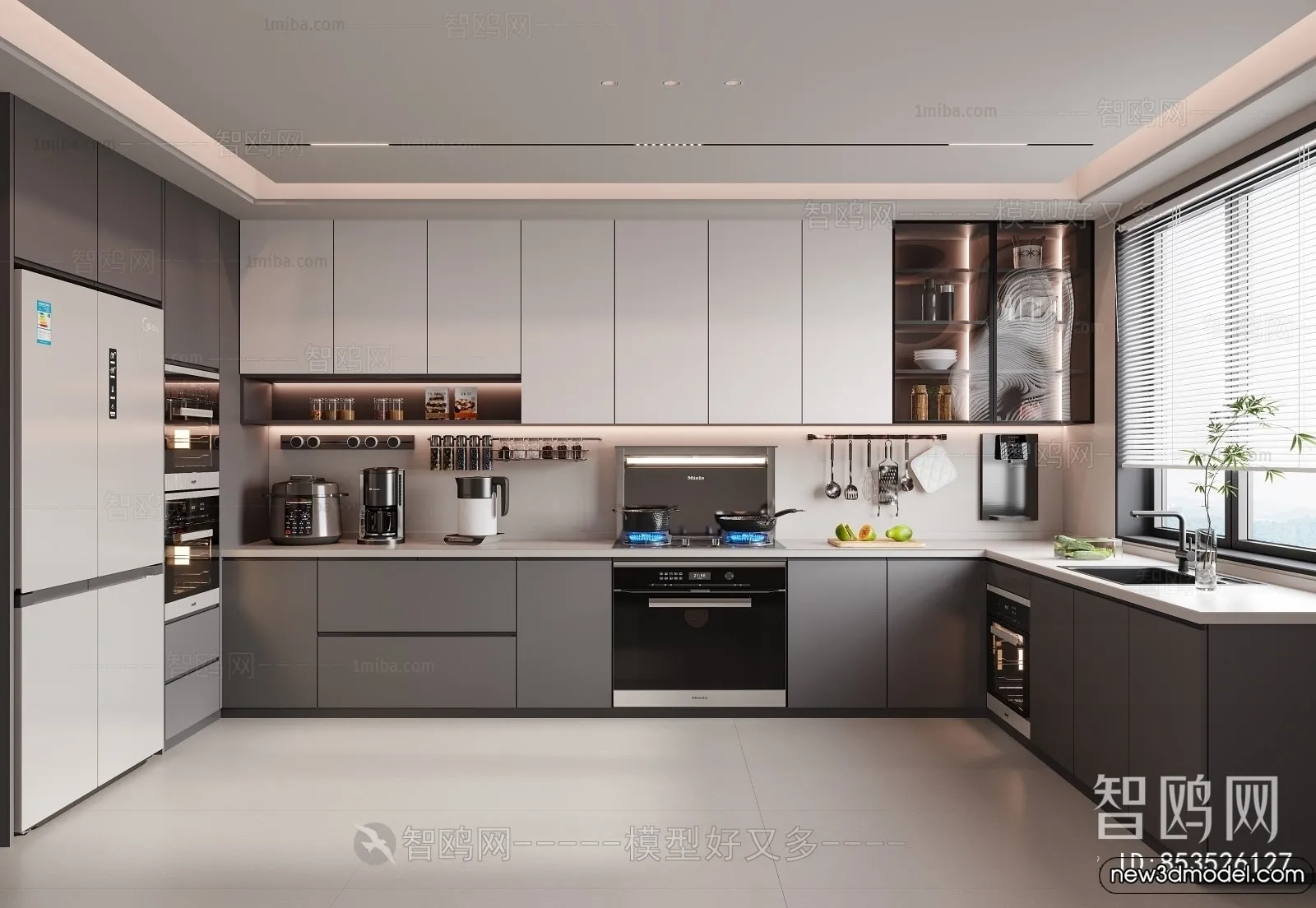 Kitchen – 3D Models – 3D Interior Scenes – 146