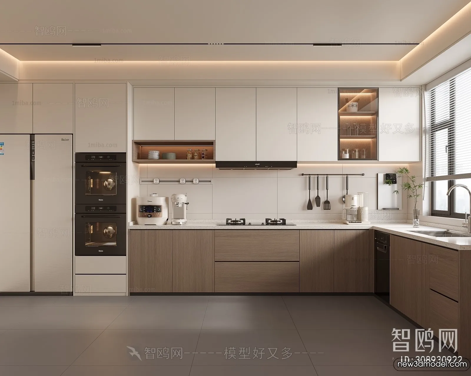 Kitchen – 3D Models – 3D Interior Scenes – 154