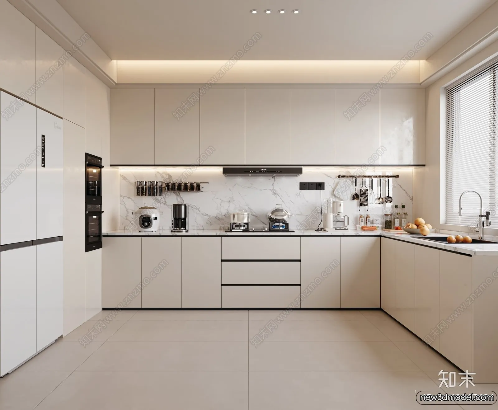 Kitchen – 3D Models – 3D Interior Scenes – 155