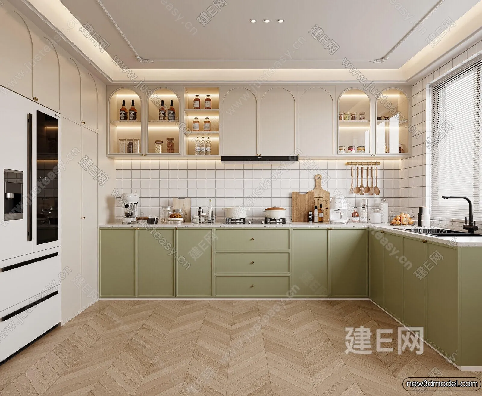 Kitchen – 3D Models – 3D Interior Scenes – 158