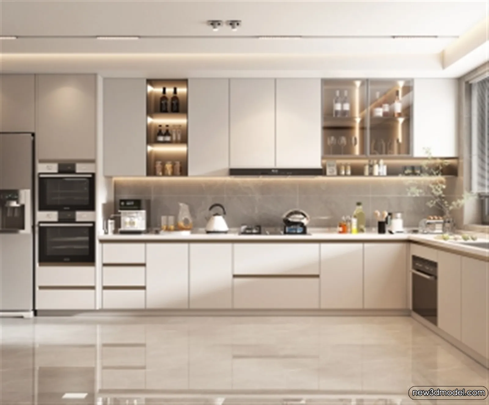 Kitchen – 3D Models – 3D Interior Scenes – 173