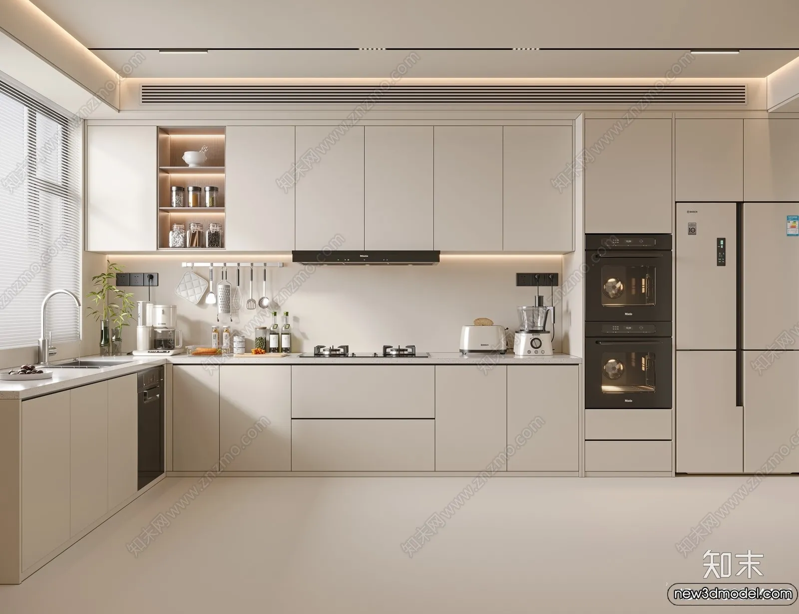 Kitchen – 3D Models – 3D Interior Scenes – 176